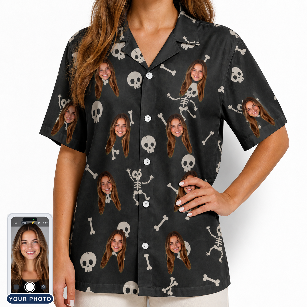 Women's Rattle Rascals Custom Face Hawaiian Shirt