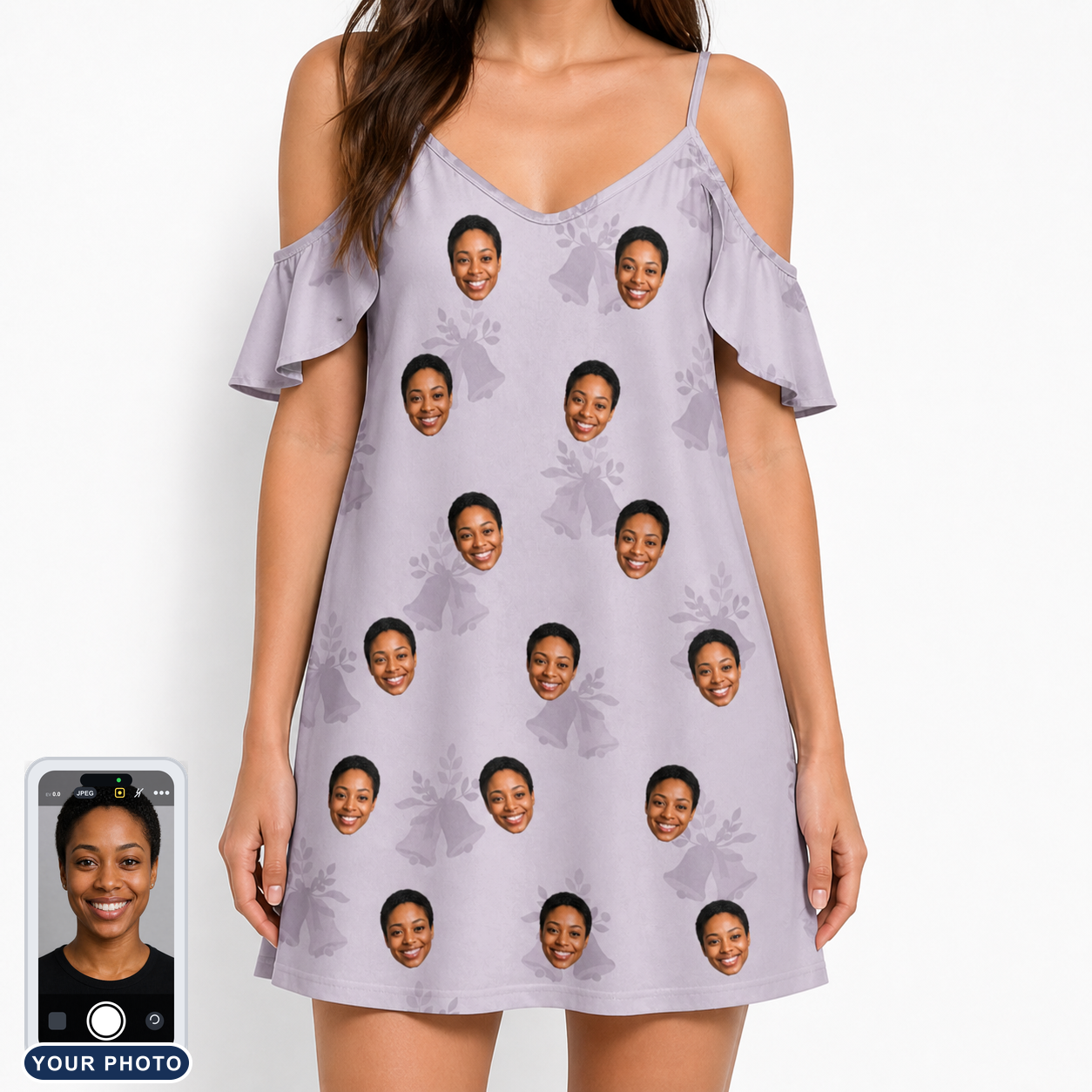 Women's Coquina Concerto Custom Face Off-Shoulder Dress