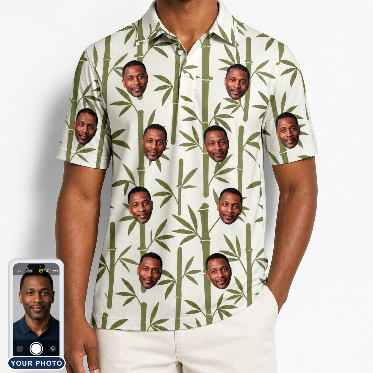Men's Reed Revival Custom Face Polo Shirt