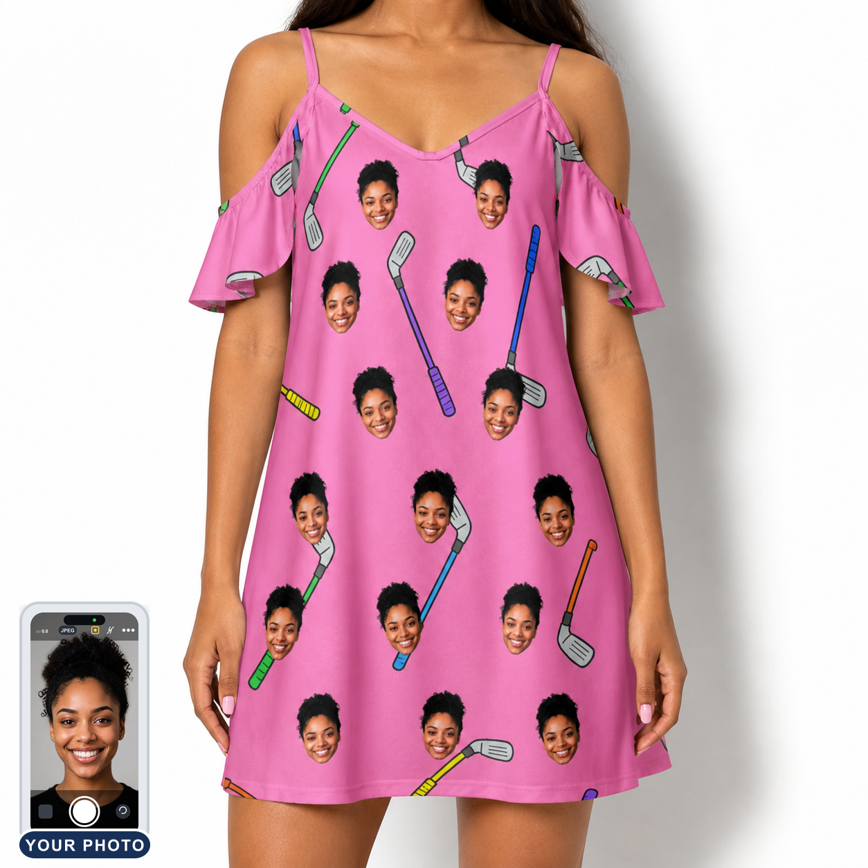 Women's Loft Legends Custom Face Off-Shoulder Dress
