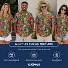 Tropical Plumeria Custom Face Hawaiian Shirt - 2