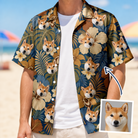 Men's Frond Flower Fizz Custom Face Hawaiian Shirt - 7