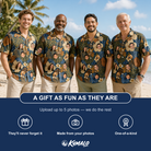 Men's Frond Flower Fizz Custom Face Hawaiian Shirt - 2