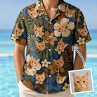 Men's Frond Flower Fizz Custom Face Hawaiian Shirt - 6