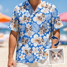 Men's Hibiscus Hula Hooray Custom Face Hawaiian Shirt - 6