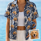 Tropical Floral Custom Face Women's Hawaiian Shirt - 3