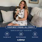 Friends in matching Women's Skein Snoopers Custom Cat Face Tank Dress — a group gift photo