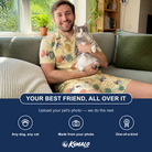 Friends in matching Men's Mewton Balls Custom Cat Face Shirt & Shorts Set — a group gift photo