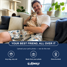 Friends in matching Men's Catnip Kinetics Custom Cat Face Beach Shorts — a group gift photo