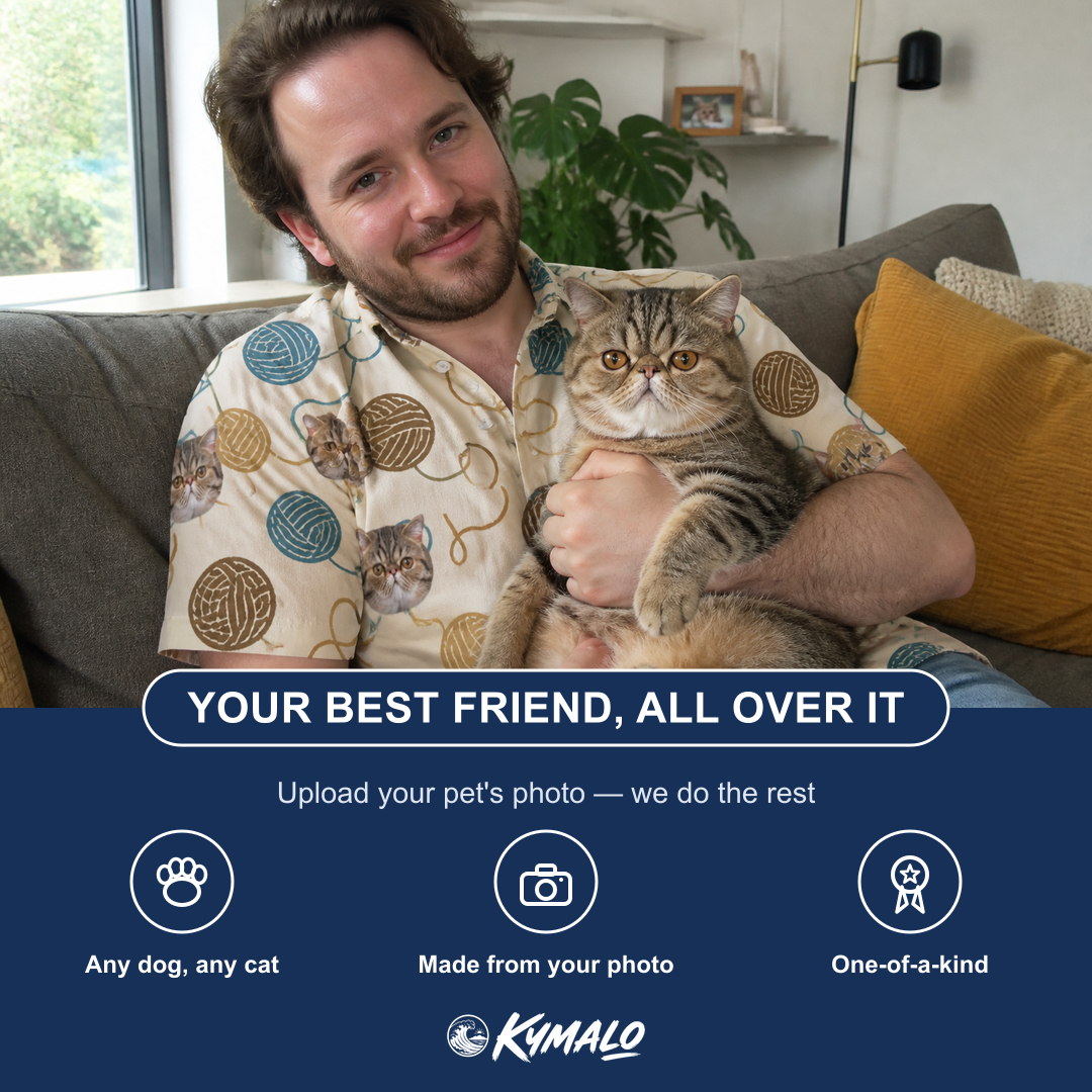 Friends in matching Men's Bobbin Bengals Custom Cat Face Polo Shirt — a group gift photo