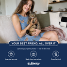 Friends in matching Women's Scuttle Sideshow Custom Cat Face Tank Dress — a group gift photo