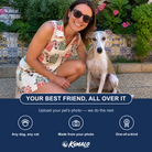 Friends in matching Women's Bowtiful Bundles Custom Dog Face V-Neck Dress — a group gift photo