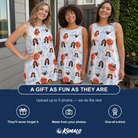 Friends in matching Women's Grill Rights Custom Face Tank Dress — a group gift photo