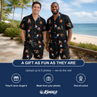 Friends in matching Men's Popsicle Pride Custom Face Shirt & Shorts Set — a group gift photo