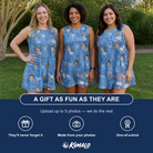 Friends in matching Women's Bunker Badges Custom Face Tank Dress — a group gift photo