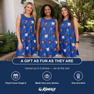 Friends in matching Women's Rod Rodeo Custom Face Tank Dress — a group gift photo