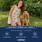 Friends in matching Women's Rally Retrievers Custom Dog Face Tank Dress — a group gift photo
