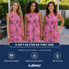 Friends in matching Women's Loft Legends Custom Face Tank Dress — a group gift photo
