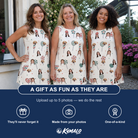 Friends in matching Women's Candy Constellation Custom Face Tank Dress — a group gift photo