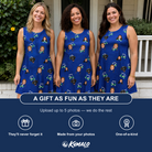 Friends in matching Women's Bogey Buggies Custom Face Tank Dress — a group gift photo