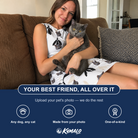 Friends in matching Women's Clawful Feathers Custom Cat Face Tank Dress — a group gift photo
