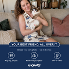 Friends in matching Women's Mouse Mêlée Custom Cat Face V-Neck Dress — a group gift photo