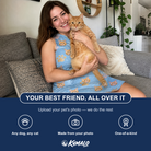 Friends in matching Women's Toe Bean Trail Custom Cat Face Tank Dress — a group gift photo