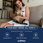 Friends in matching Women's Kitty Plumes Custom Cat Face Tank Dress — a group gift photo