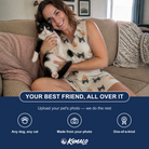 Friends in matching Women's Fiery Fiends Custom Cat Face V-Neck Dress — a group gift photo