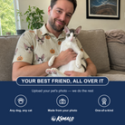 Friends in matching Men's Fiery Fiends Custom Cat Face Polo Shirt — a group gift photo
