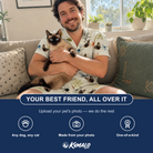 Friends in matching Men's Creepy Crawlers Custom Cat Face Shirt & Shorts Set — a group gift photo