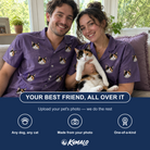 Friends in matching Women's Spider Social Custom Cat Face Hawaiian Shirt — a group gift photo