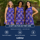 Friends in matching Women's Leggy Lurkers Custom Face Tank Dress — a group gift photo