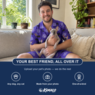 Friends in matching Men's Leggy Lurkers Custom Cat Face Shirt & Shorts Set — a group gift photo