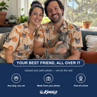 Friends in matching Women's Spooky Squash Custom Cat Face Hawaiian Shirt — a group gift photo
