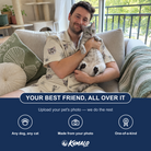 Friends in matching Men's Arachnid Antics Custom Cat Face Shirt & Shorts Set — a group gift photo