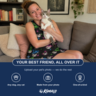 Friends in matching Women's Moonlit Millinery Custom Cat Face Tank Dress — a group gift photo
