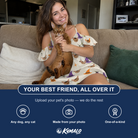 Friends in matching Women's Hexed Headwear Custom Cat Face Off-Shoulder Dress — a group gift photo