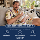 Friends in matching Men's Hexed Headwear Custom Cat Face Shirt & Shorts Set — a group gift photo