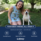 Friends in matching Women's Spruce Spectacle Custom Dog Face Tank Dress — a group gift photo