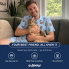 Friends in matching Men's Spruce Spectacle Custom Cat Face Shirt & Shorts Set — a group gift photo