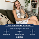 Friends in matching Women's Hearth Hangers Custom Cat Face Tank Dress — a group gift photo