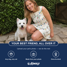 Friends in matching Women's Twinkle Tangled Custom Dog Face Tank Dress — a group gift photo