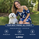 Friends in matching Women's Snowman Shenanigans Custom Dog Face Off-Shoulder Dress — a group gift photo