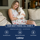 Friends in matching Women's Merry Circuits Custom Cat Face Tank Dress — a group gift photo