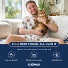 Friends in matching Men's Merry Circuits Custom Cat Face Shirt & Shorts Set — a group gift photo