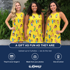 Friends in matching Women's Board Buddies Custom Face Tank Dress — a group gift photo