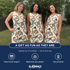 Friends in matching Women's Cove Connections Custom Face Tank Dress — a group gift photo