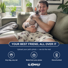 Friends in matching Men's Tangle Terror Custom Cat Face Beach Shorts — a group gift photo