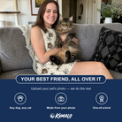 Friends in matching Women's Tangle Terror Custom Cat Face Tank Dress — a group gift photo